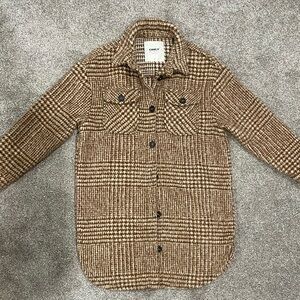 Brown and Beige Shacket